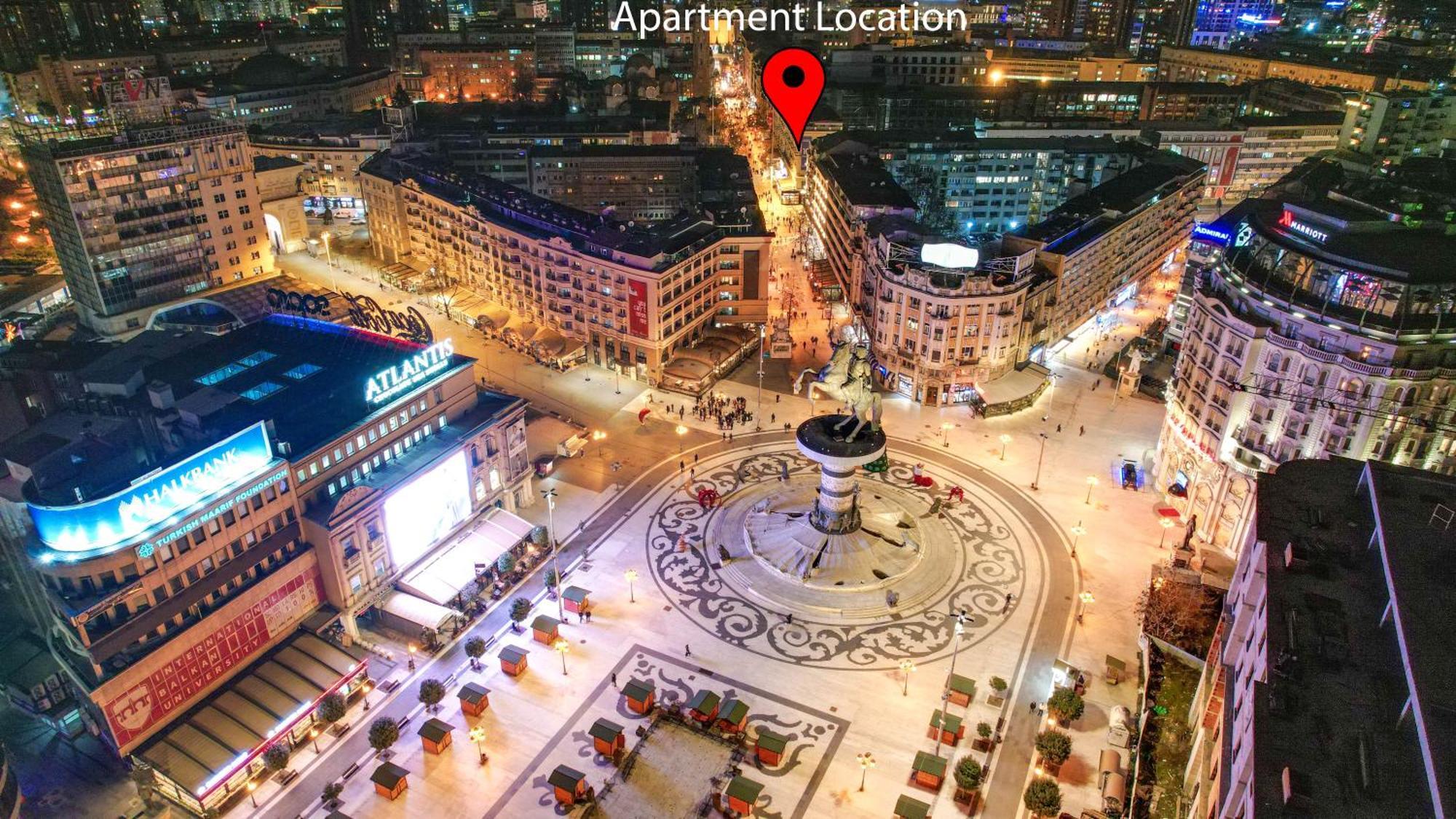 Fantazy Apartment Main Square Skopie Exterior foto